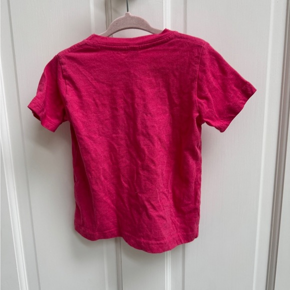 Rabbit Skins 3T Girls Boys Red/Pink Retro Charleston Short Sleeve T-Shirt Top - Picture 5 of 8